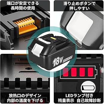 Amazon.co.jp: 【Amazon限定ブランド】TEETOK 4個セットマキタ